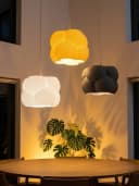 Roomberry Lampenschirm Bubble Hängelampe E27 3D-Druck Beige Bild 4