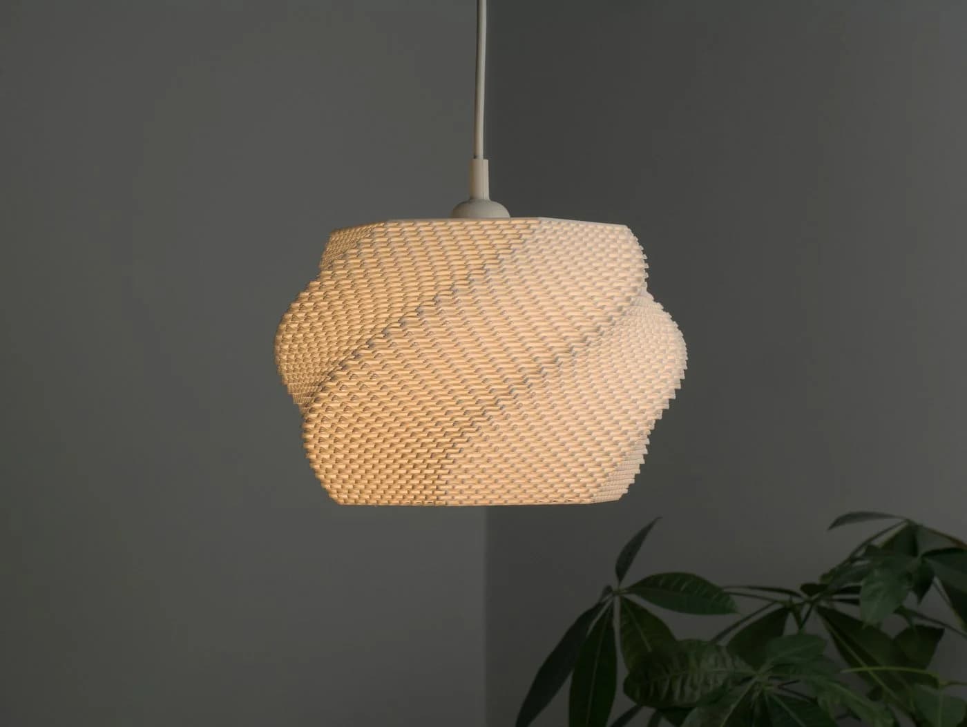 Roomberry Wavy Lampenschirm für Pendelleuchten E27 Lampenfassung - Bild 2