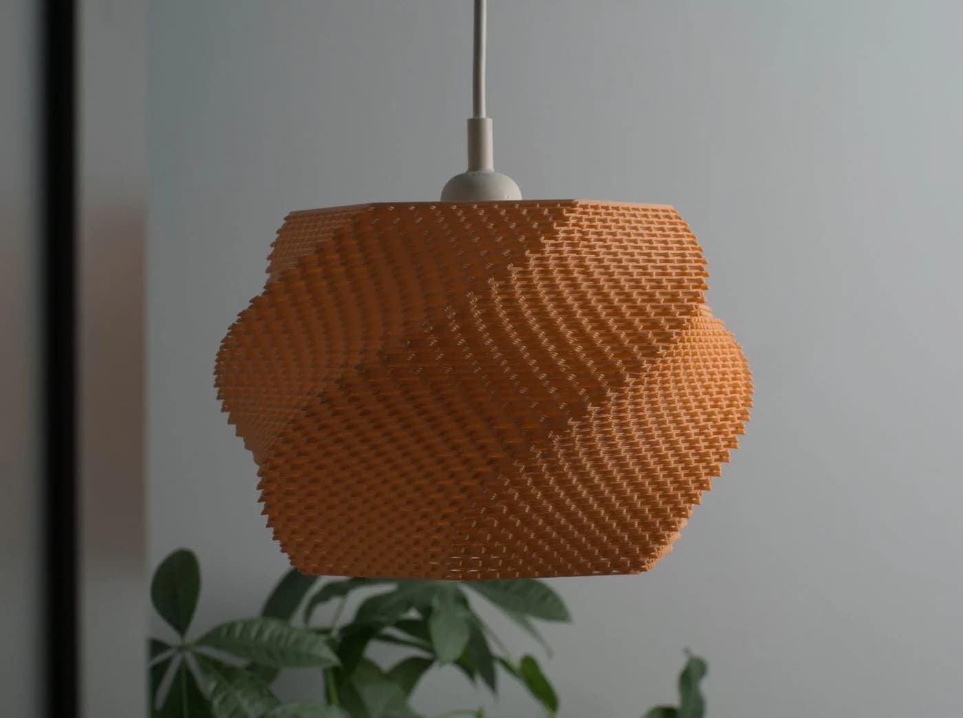 Roomberry Wavy Lampenschirm E27 Orange PLA - Bild 5