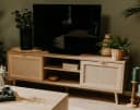 Furn.Design Lowboard Niran Skandinavisch Sonoma Eiche Bast-Dekor Bild 2