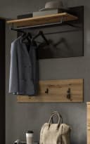 Inn.Furn Garderobenpaneel Cooper Artisan Eiche Basalt grau Bild 2