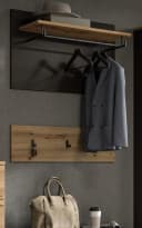 Inn.Furn Garderobenpaneel Cooper Artisan Eiche Basalt grau Bild 5