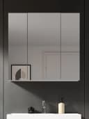 Inn.Furn Badezimmerspiegelschrank Larik 3-türig 82 x 77 cm Bild 1
