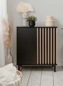 Furn.Design Kommode Biella Schwarz Artisan Eiche Dekor 80x90cm Bild 5