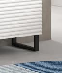 Inn.Furn Badkommode Roove Weiß 3D-Wellenstruktur Soft-Close Bild 4