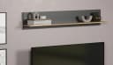 Furn.Design Wandregal Avila Grau Eiche Dekor Melamin Bild 3