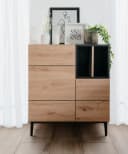 Furn.Design Kommode Liam Eiche Schwarz Modern Bild 5
