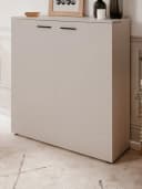 Furn.Design Schuhschrank Logu Samt Dekor Schwarz Bild 1