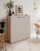 Furn.Design Schuhschrank Logu Samt Dekor Schwarz Bild 5