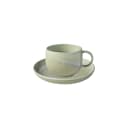 like. by Villeroy & Boch Espressotasse Perlemor Alga Grün mit Untertasse Bild 1