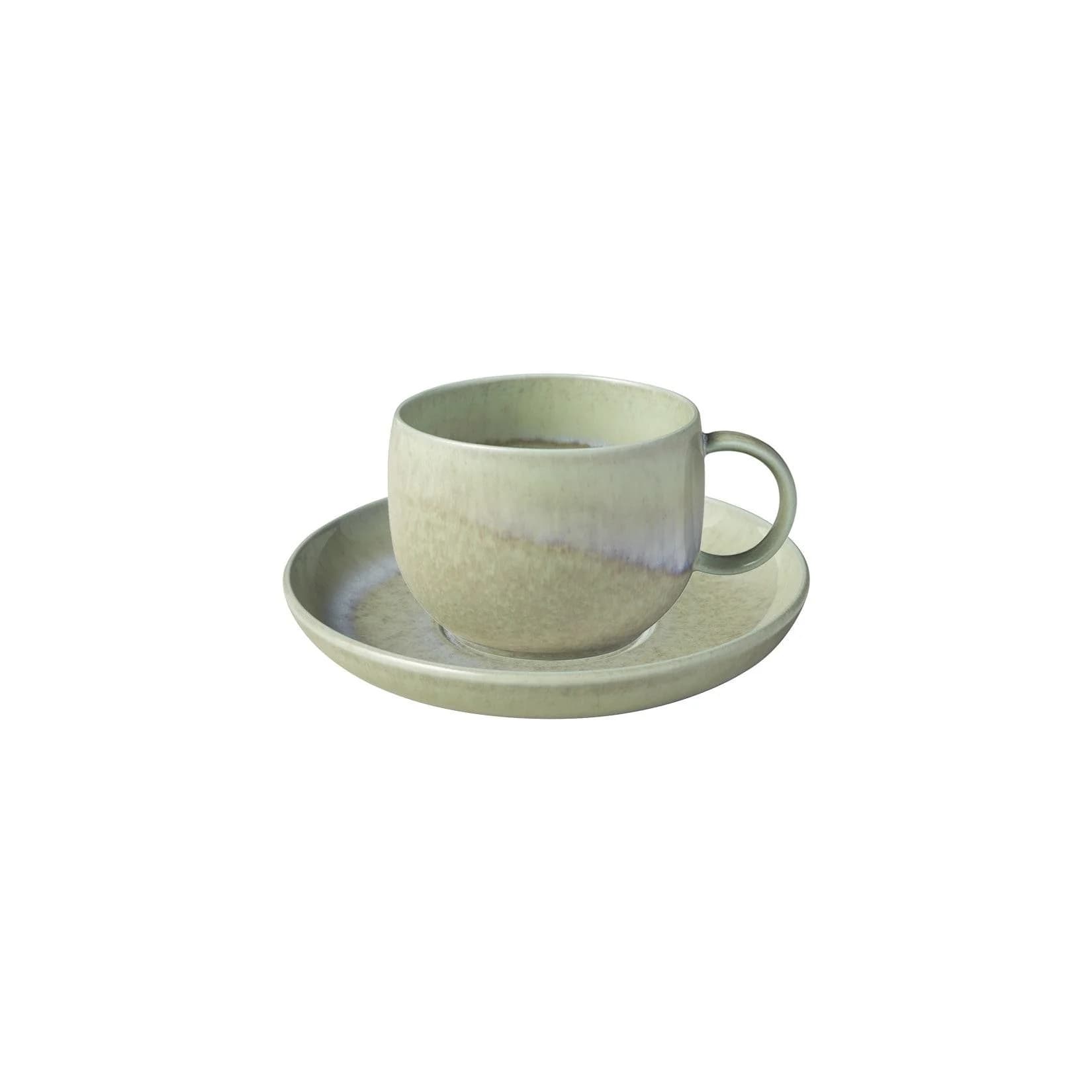 like. by Villeroy & Boch Espressotasse Perlemor Alga Grün mit Untertasse