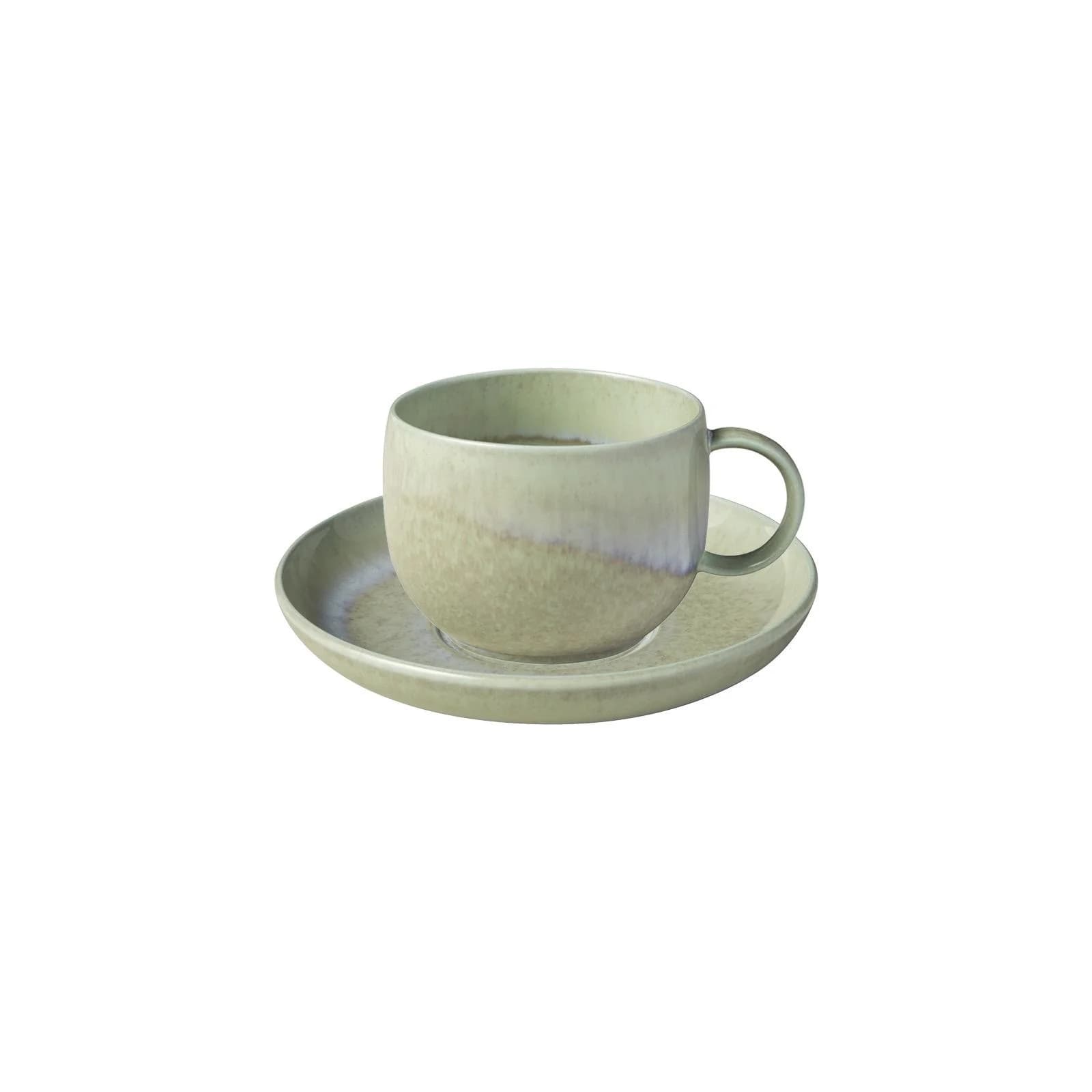 like. by Villeroy & Boch Espressotasse Perlemor Alga Grün mit Untertasse - Bild 2