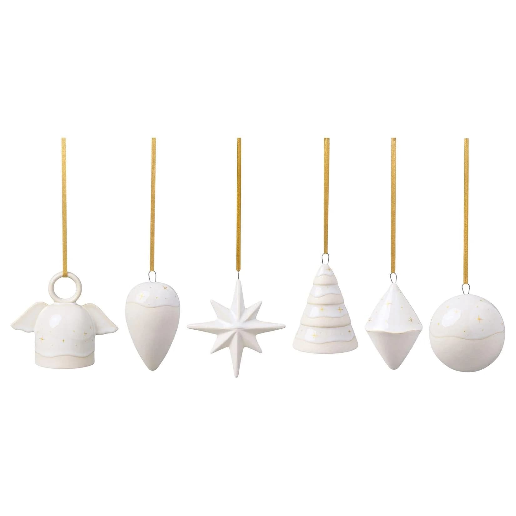 like. by Villeroy & Boch Ornamente-Set Winter Glow 6er Set Bunt