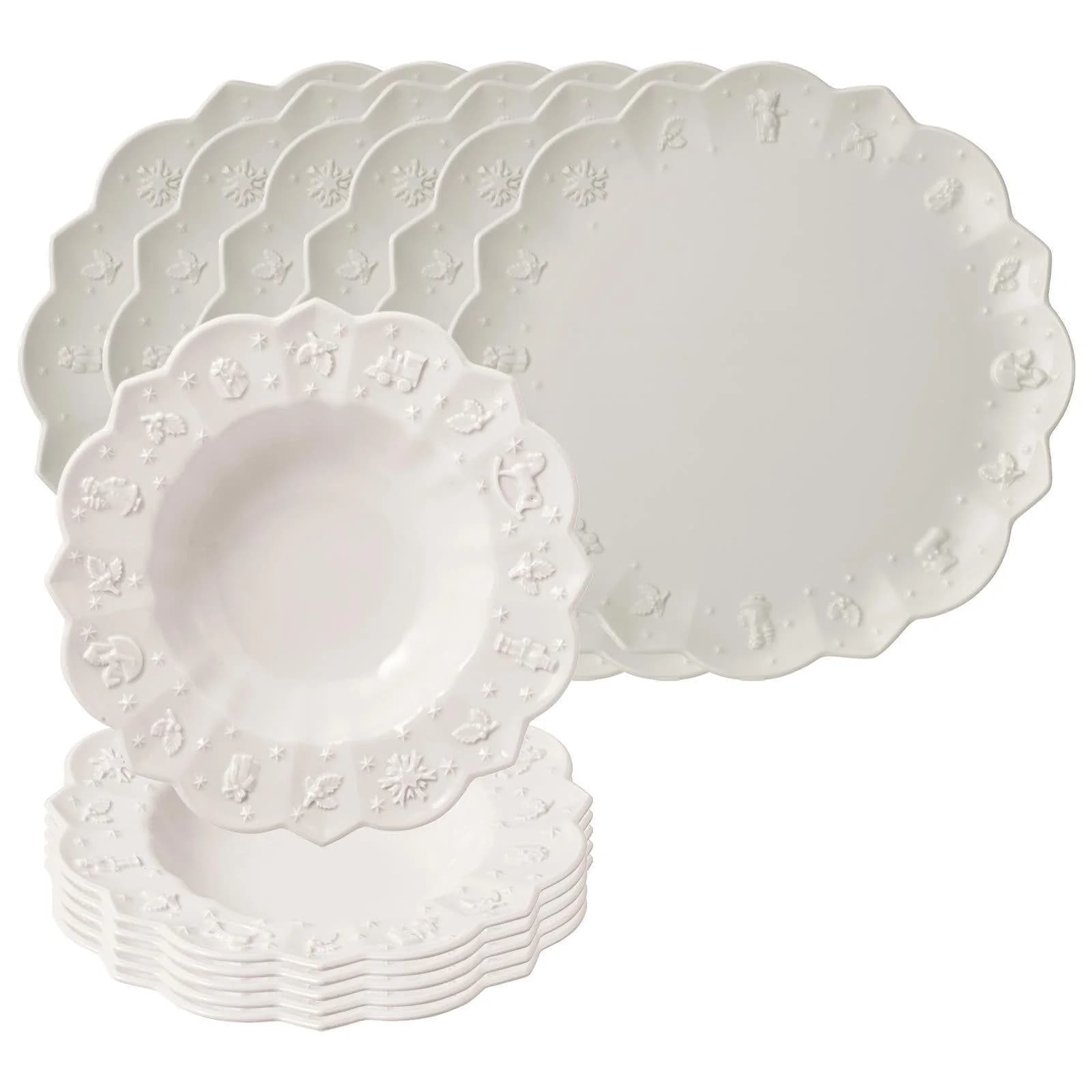 Villeroy & Boch Tafelservice Toy's Delight Royal Classic 12er Set weiß