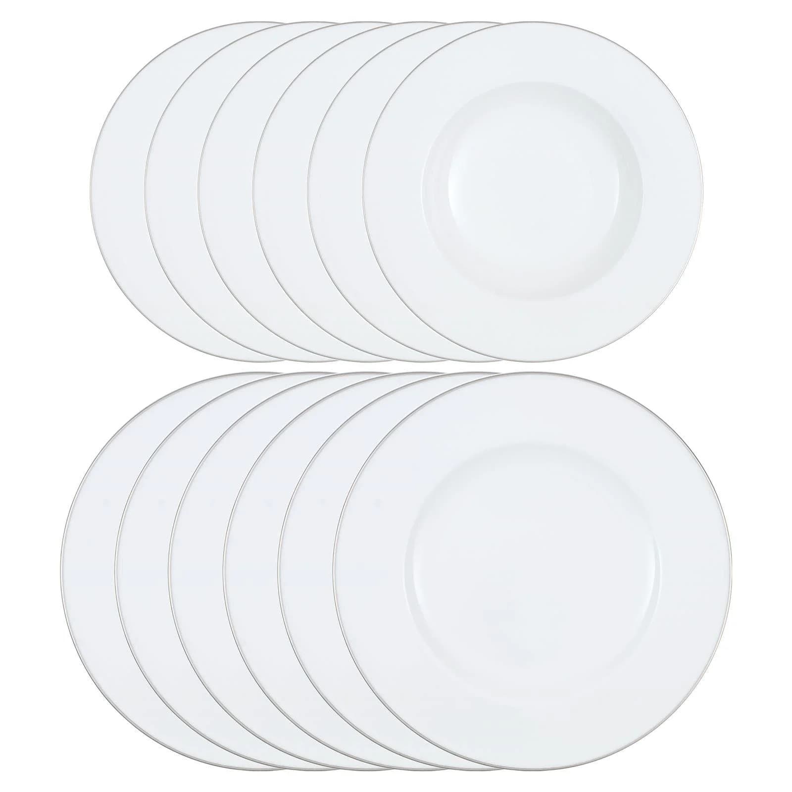 Villeroy & Boch Anmut Platinum No.1 Tafelservice 12-teilig Weiß