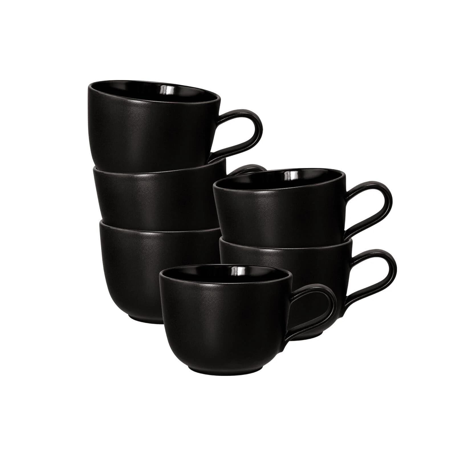 Seltmann Weiden Liberty Velvet Black Kaffeetassen 260 ml 6er Set - Bild 2