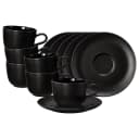 Seltmann Weiden Kaffeetassen Liberty Velvet Black 6er Set Schwarz Bild 1