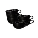 Seltmann Weiden Teetassen Liberty Velvet Black 6er Set Porzellan Bild 1