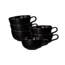 Seltmann Weiden Teetassen Liberty Velvet Black 6er Set Porzellan Bild 2