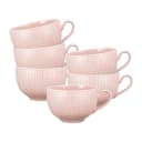 Seltmann Weiden Milchkaffeetassen Amina 0,35 l 6er Set Rosa Porzellan Bild 2