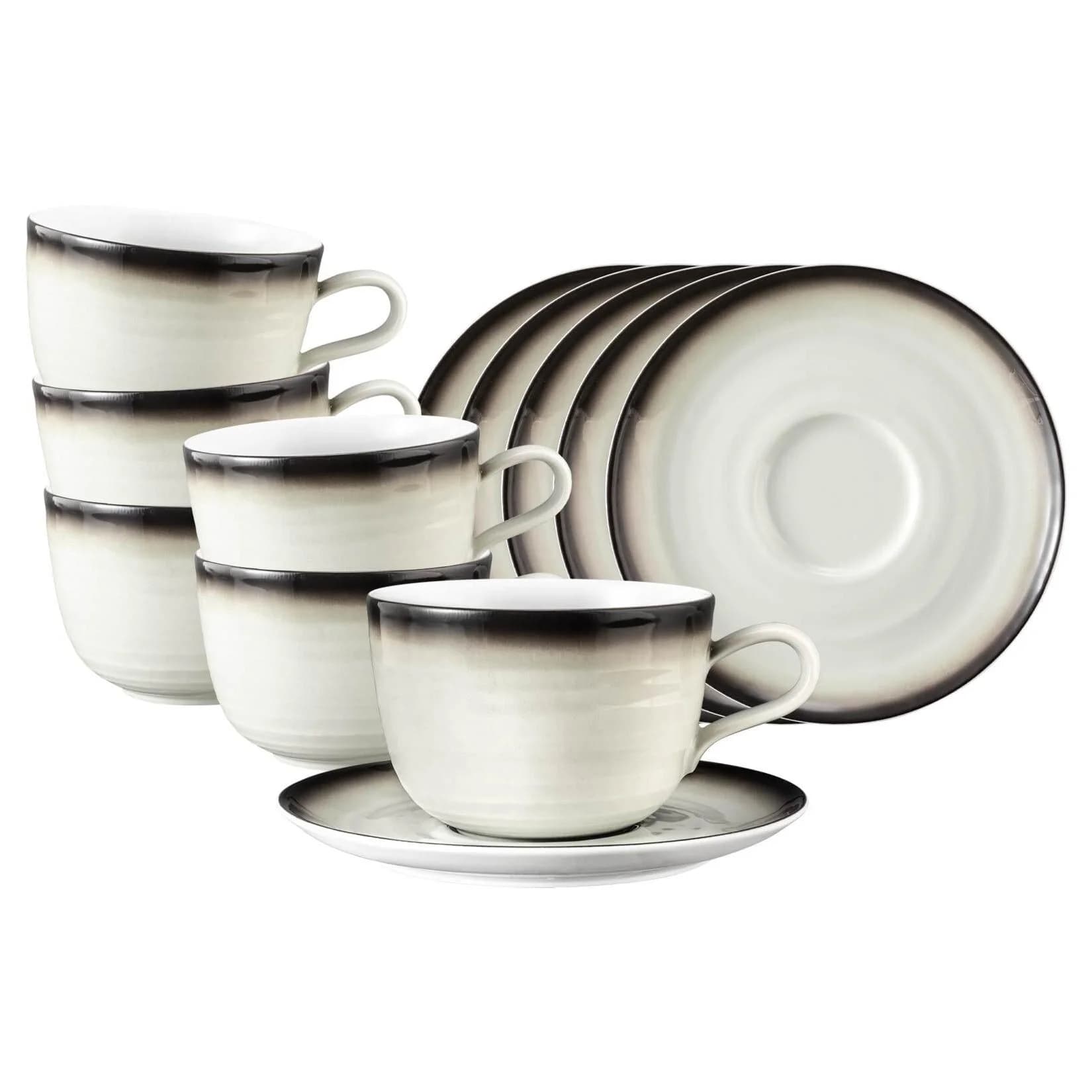 Seltmann Weiden Terra Milchkaffeetassen 12-tlg. Porzellan bunt Corso