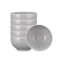 Seltmann Weiden Amina Café au lait Schale 6er Set Silbergrau Porzellan Bild 1