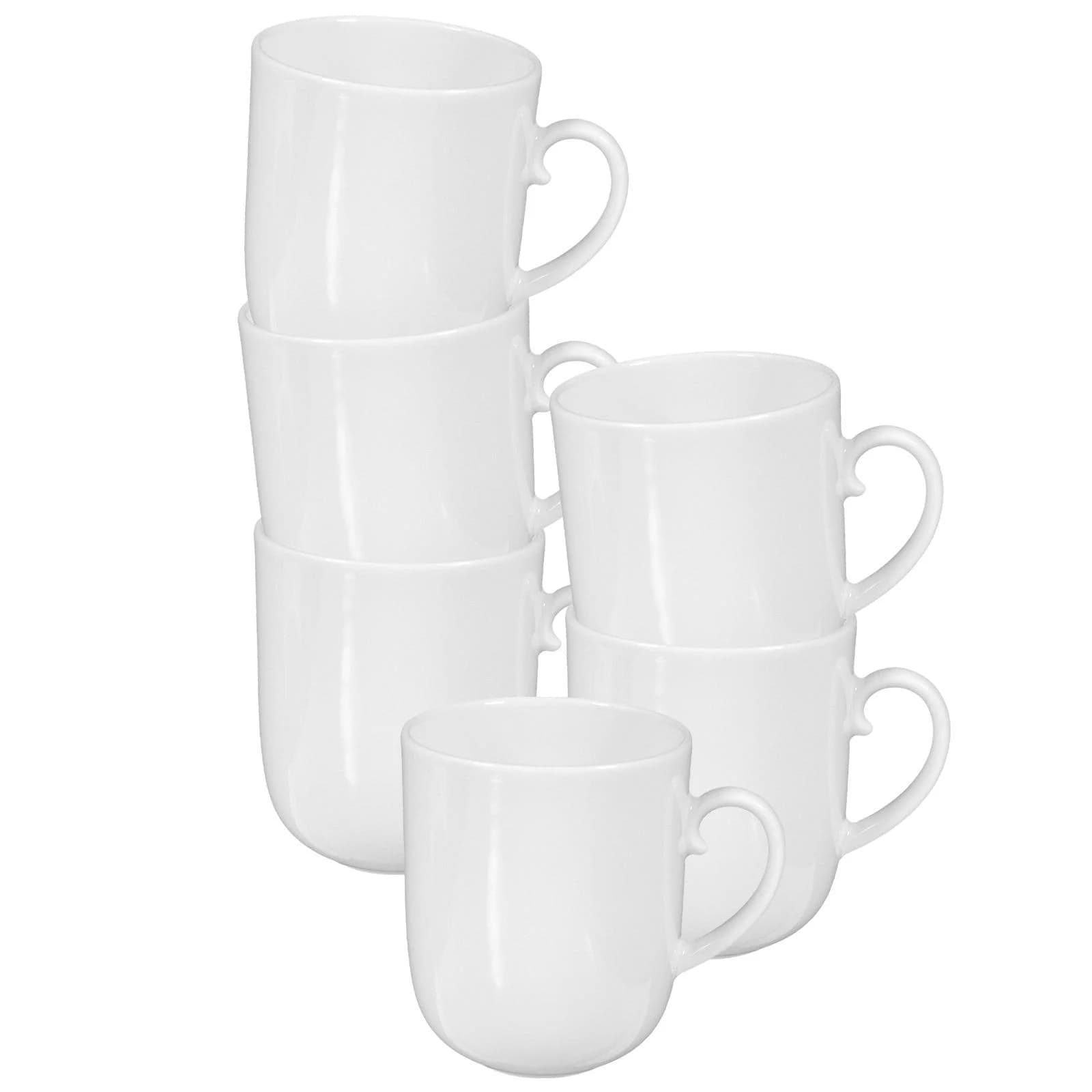 Seltmann Weiden Henkelbecher Rondo/Liane 0,27 l 6er Set Weiß - Bild 2