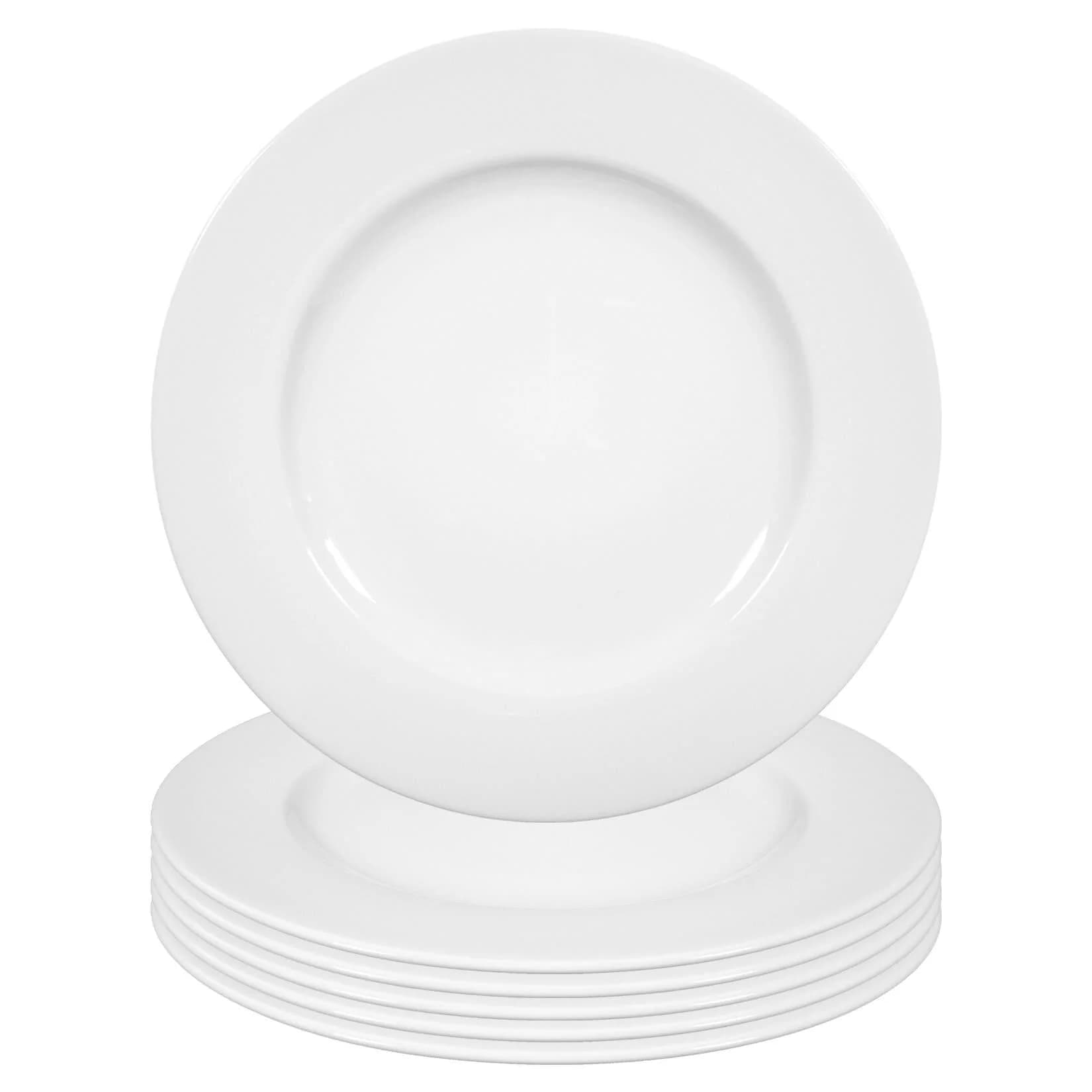 Seltmann Weiden Teller Rondo/Liane Weiß 29,9 cm 6er Set