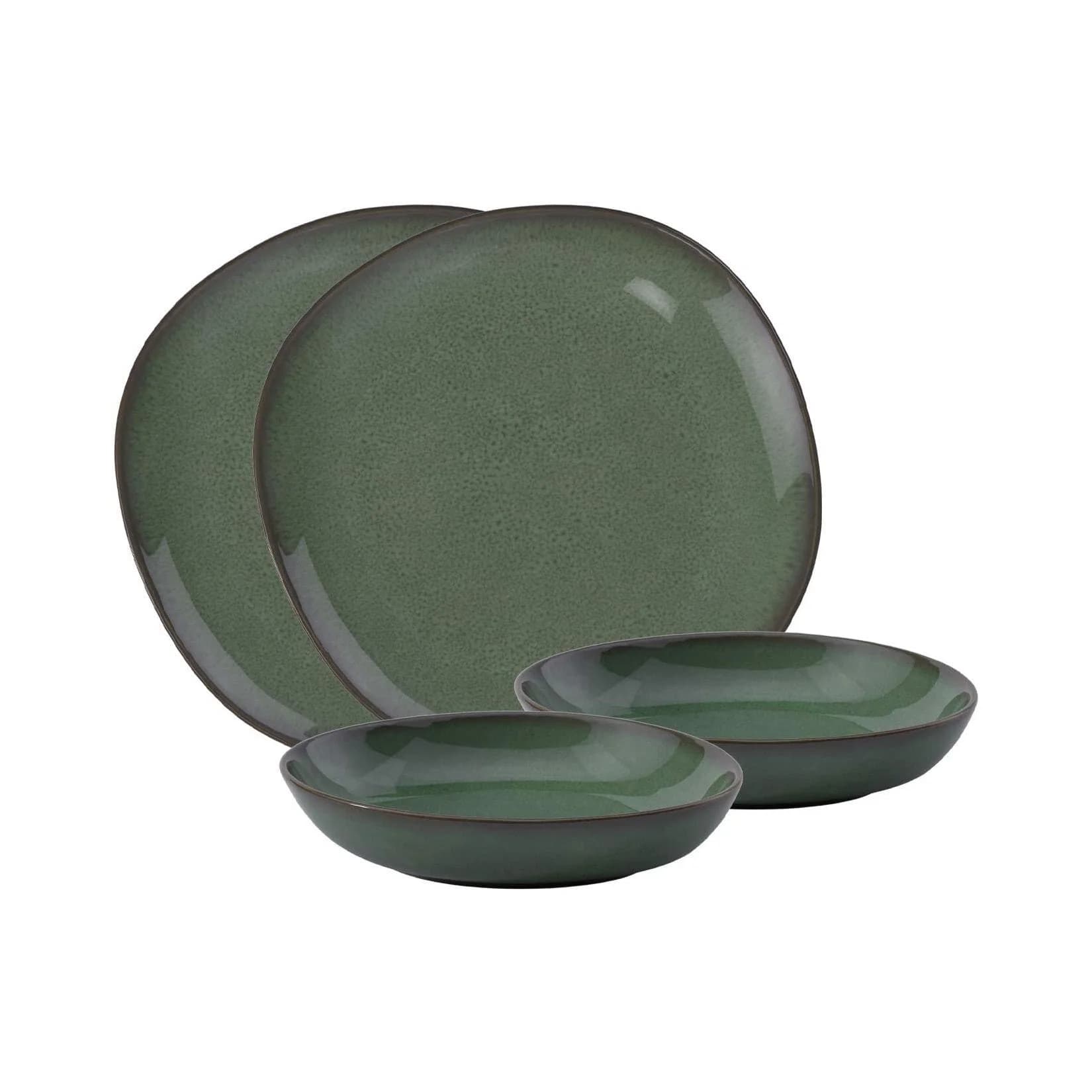 like. by Villeroy & Boch Tafel-Set Lave 4er Set Steingut Skandinavisch