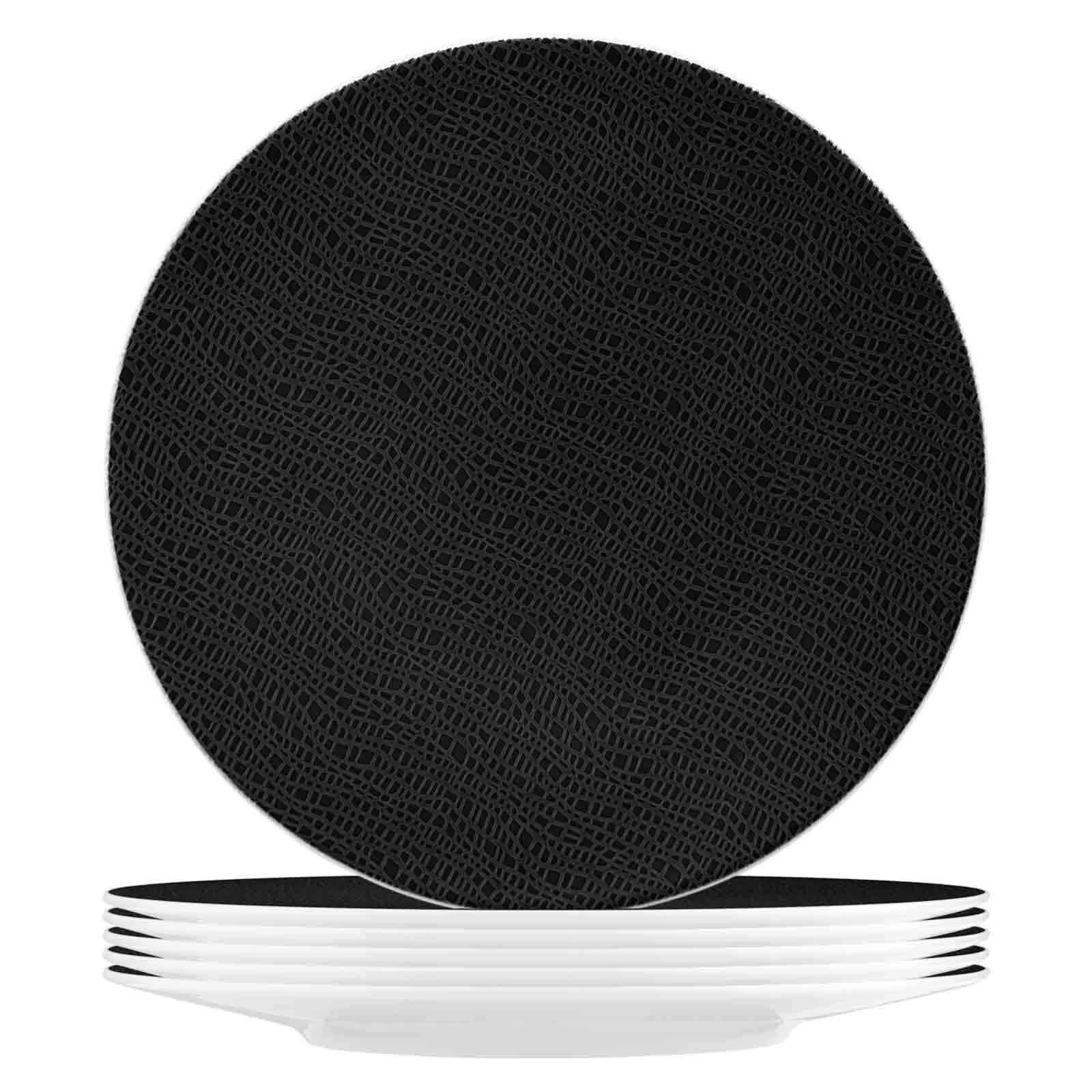 Seltmann Weiden Speiseteller Life Fashion 6er Set Schwarz Porzellan - Bild 2
