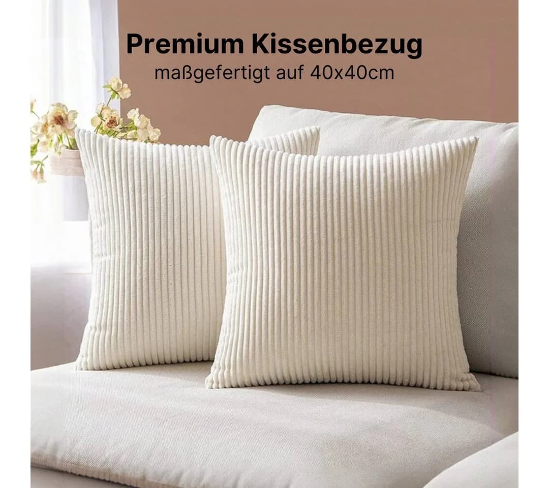 LIVINA HOME Kissenbezug Premium Kissenbezüge, Dekokissen Couchkissen Sofakissen, Kissenhülle, (1 Stück), Kuschelkissen Zierkissen, Kissen Bezug Set, Weihnachten, Geschenk