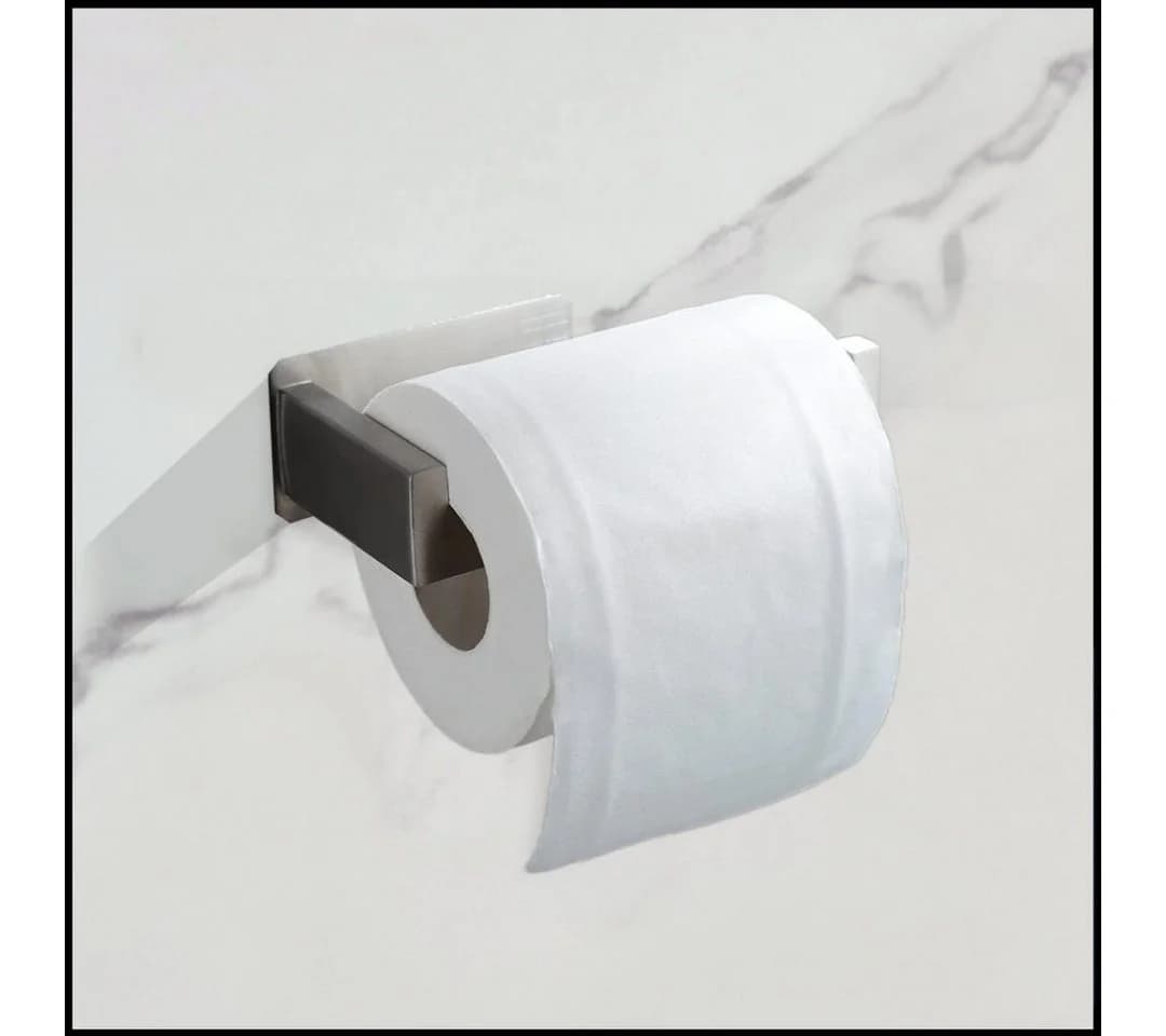 LIVINA HOME Toilettenpapierhalter Selbstklebend Edelstahl