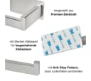 LIVINA HOME Toilettenpapierhalter Selbstklebend Edelstahl Bild 4