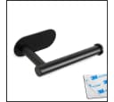 LIVINA HOME Toilettenpapierhalter Schwarz Selbstklebend Edelstahl Bild 2