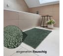 LIVINA HOME Badematte Grün Rutschfest Chenille Bild 1
