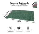 LIVINA HOME Badematte Grün Rutschfest Chenille Bild 3