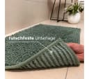 LIVINA HOME Badematte Grün Rutschfest Chenille Bild 5