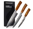 LIVINA HOME Damastmesser Chefmesser 67 Lagen Damaststahl Echtholzgriff Bild 2