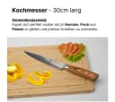 LIVINA HOME Damastmesser Chefmesser 67 Lagen Damaststahl Echtholzgriff Bild 5