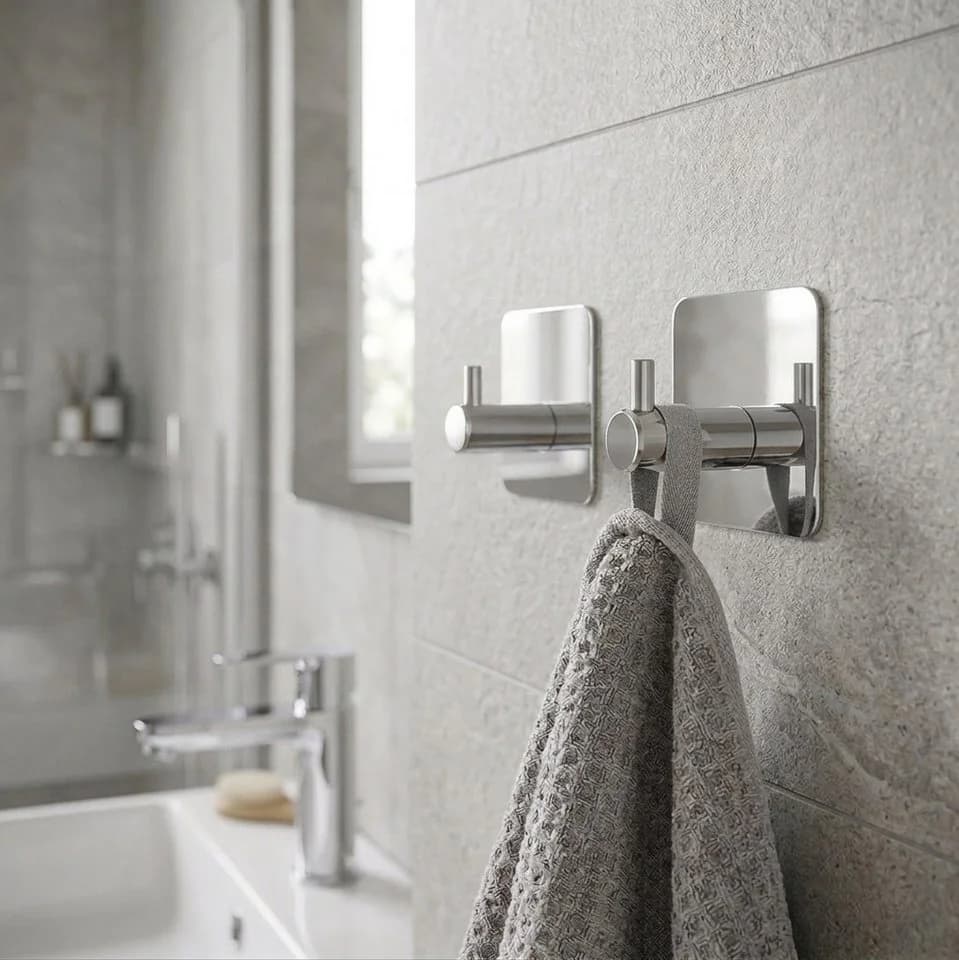 LIVINA HOME Handtuchhaken selbstklebend Bad und Küche - Bild 3
