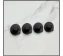 LIVINA HOME Handtuchhaken selbstklebend 4er-Set Schwarz Edelstahl Bild 3
