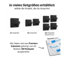 LIVINA HOME Handtuchhaken selbstklebend Edelstahl Schwarz/Silber Bild 1