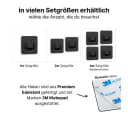 LIVINA HOME Handtuchhaken selbstklebend Edelstahl Schwarz/Silber Bild 1
