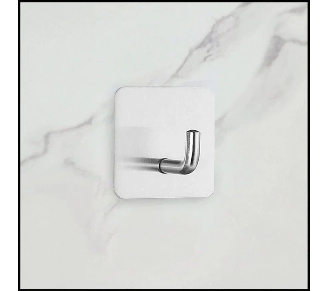 LIVINA HOME Handtuchhaken selbstklebend Edelstahl Silber - Bild 4
