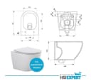 Geberit Vorwandelement Bad Komplettset mit spülrandlosem WC und Grohe Armatur Bild 5