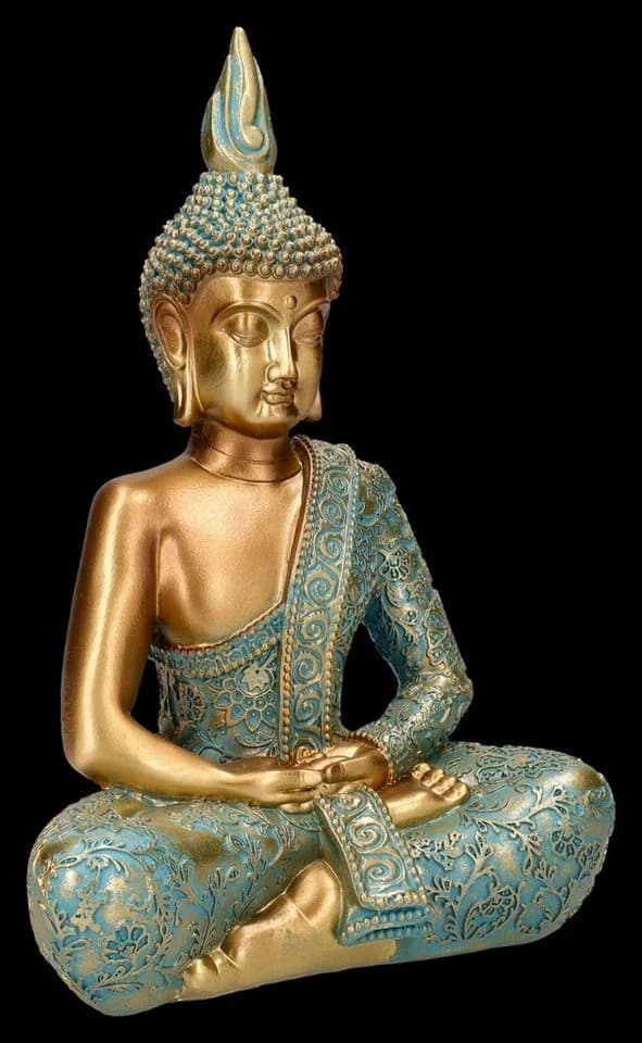 Figuren Shop GmbH Buddha Figur Mint Grün Klein Deko