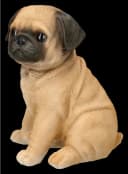 Figuren Shop GmbH Mops Figur Deko Sammlerfigur Hund Skulptur 17 cm Bild 3
