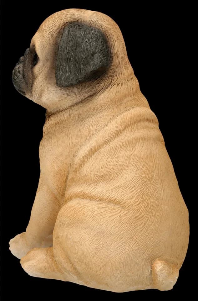 Figuren Shop GmbH Mops Figur Deko Sammlerfigur Hund Skulptur 17 cm - Bild 4
