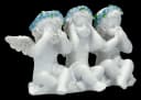Figuren Shop GmbH Engel Figur Set – Drei Putten Statue „Nichts Böses“ Dekofigur 6.5 cm Bild 1