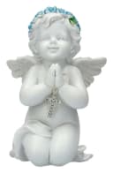Figuren Shop GmbH Engel Figur mit Kreuz Putte Dekofigur 12 cm Bild 2